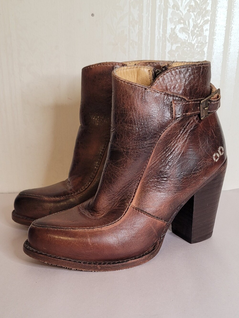 BED STU Isla Brown Heeled Booties - Picture 5 of 13